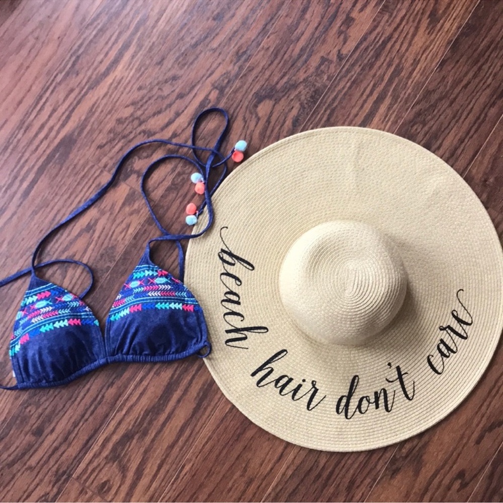 New! Beach Hair Don’t Care Sunhat